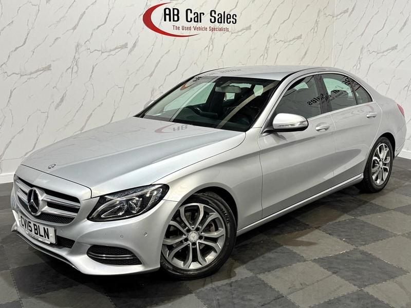 Silver Used 2015 Mercedes C220 Sedan | £10,999 (Fair price) - Image 1/3