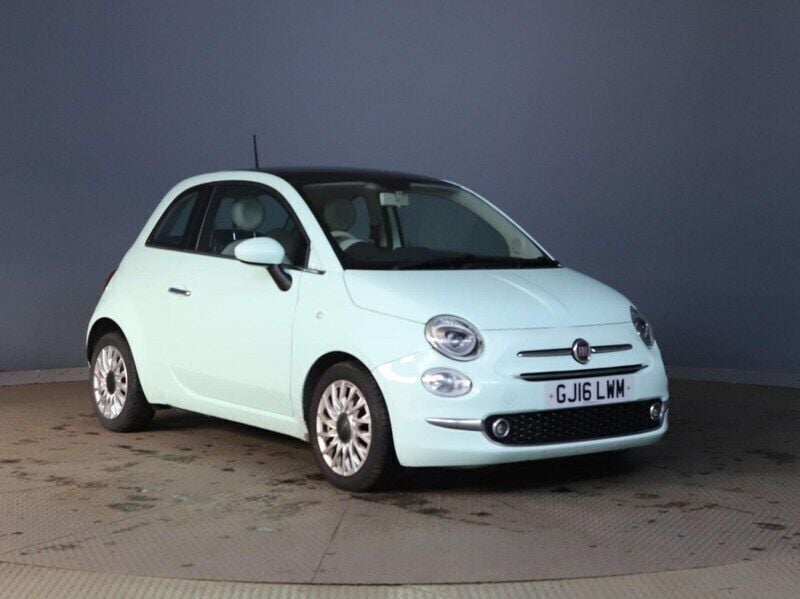 Green Used 2016 Fiat 500 Lounge Hatchback | £4,500 (Fair price) - Image 1/4
