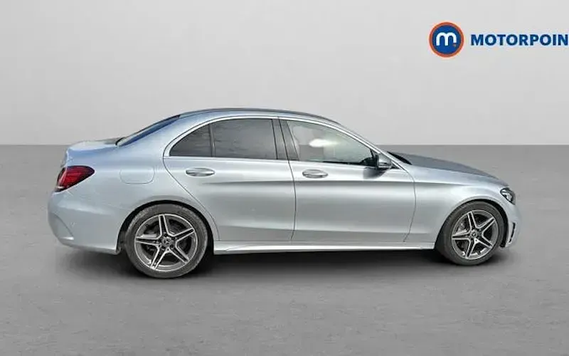 Used Mercedes C300 AMG Line Premium 245 HP (180 kW) 2019 Silver Sedan