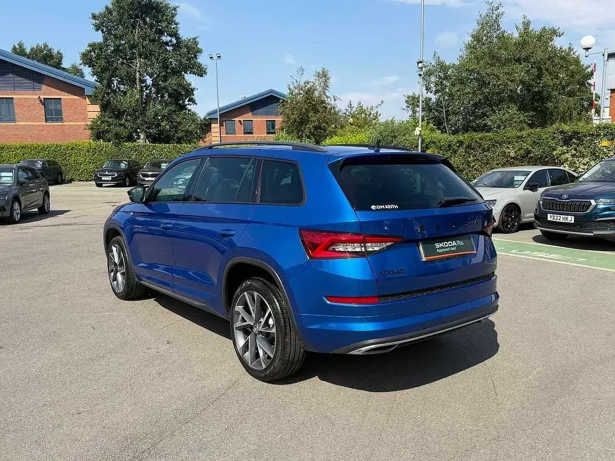 Used Skoda Kodiaq SportLine 150 HP (110 kW) 2021 Blue SUV