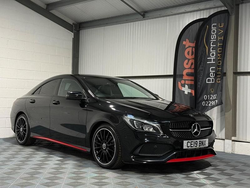 Black Used 2019 Mercedes CLA200 AMG line Sedan | £12,995 (Fair price) - Image 1/4