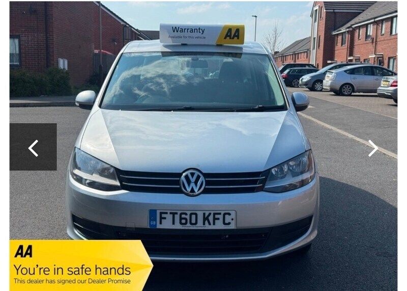 Silver Used 2010 VW Sharan S MPV | £6,500 - Image 1/4