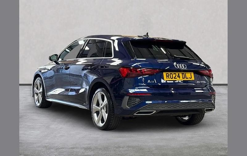 Used Audi A3 e-tron S-Line 204 HP (150 kW) 2024 Blue Hatchback