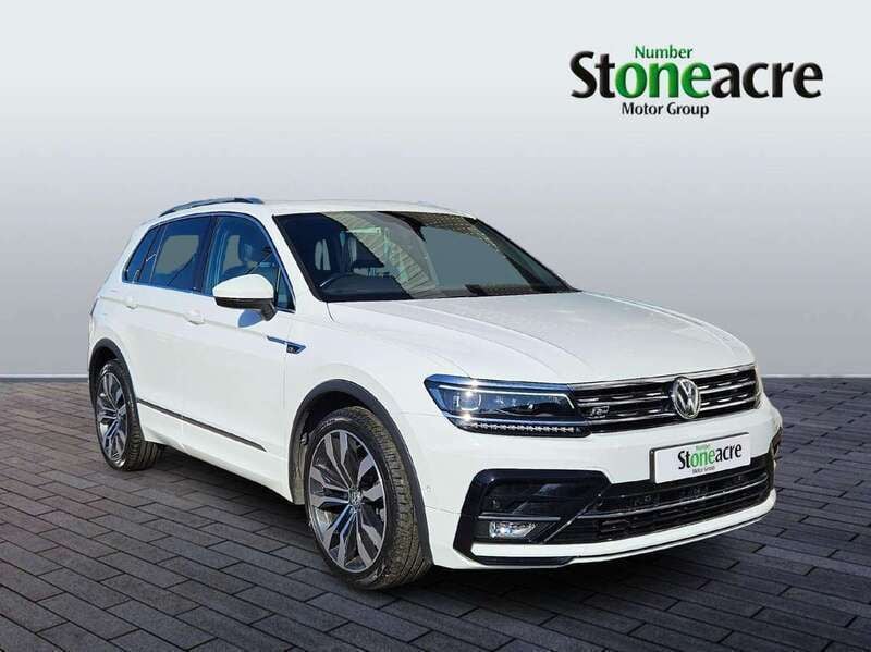 White Used 2020 VW Tiguan R-line SUV | £25,900 (Fair price) - Image 1/4