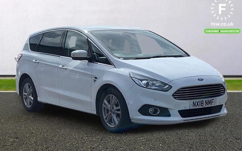 Begagnad Ford S-MAX Active 150 HK (110 kW) 2018 Vit Minibuss