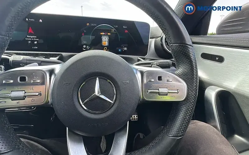 Used Mercedes CLA200 AMG line 163 HP (119 kW) 2019 Grey Coupe
