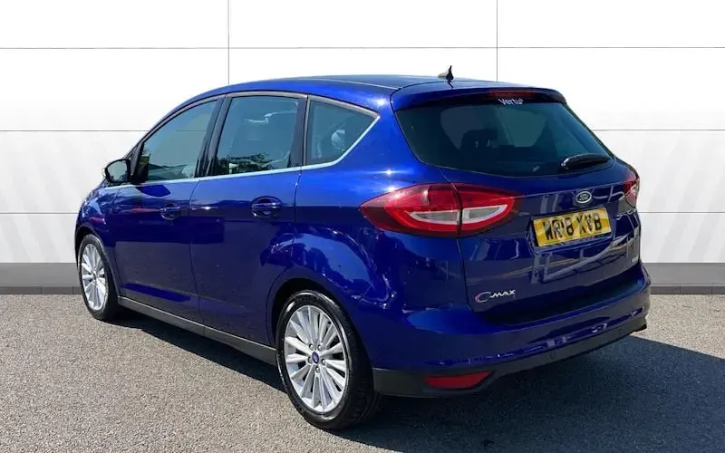 Used Ford C-MAX Titanium 125 HP (91 kW) 2018 Blue MPV
