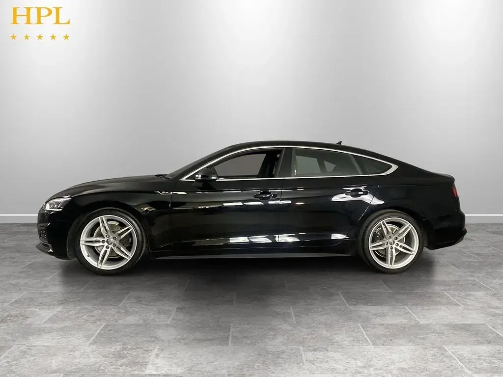 Used Audi A5 Sportback S-Line 150 HP (110 kW) 2019 Black Hatchback