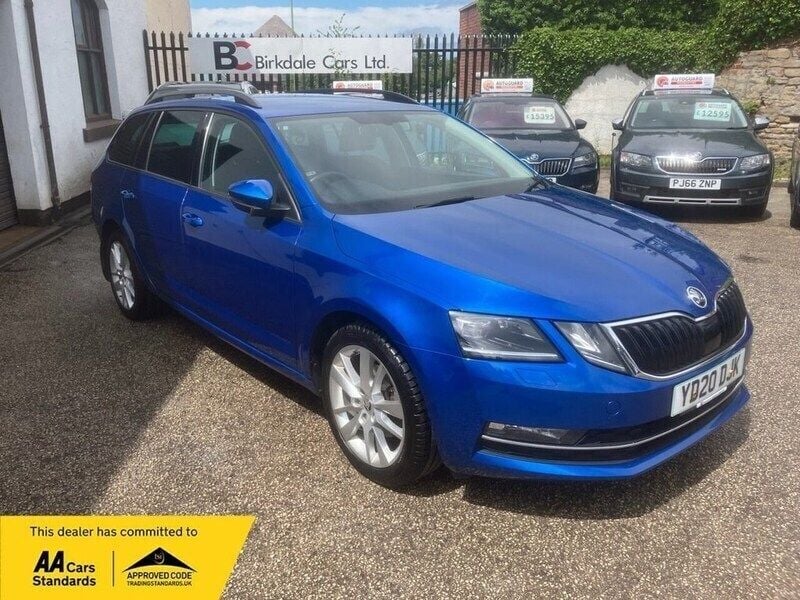 Blue Used 2020 Skoda Octavia SE L Estate | £11,195 (Good price) - Image 1/4