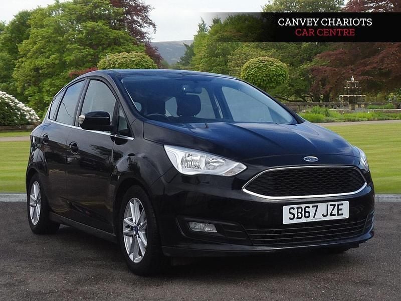 Black Used 2018 Ford C-MAX Zetec MPV | £7,700 (Good price) - Image 1/4
