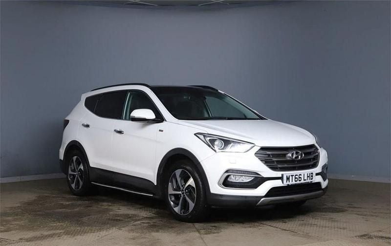 Used Hyundai Santa Fe Edition 200 HP (147 kW) 2016 White SUV