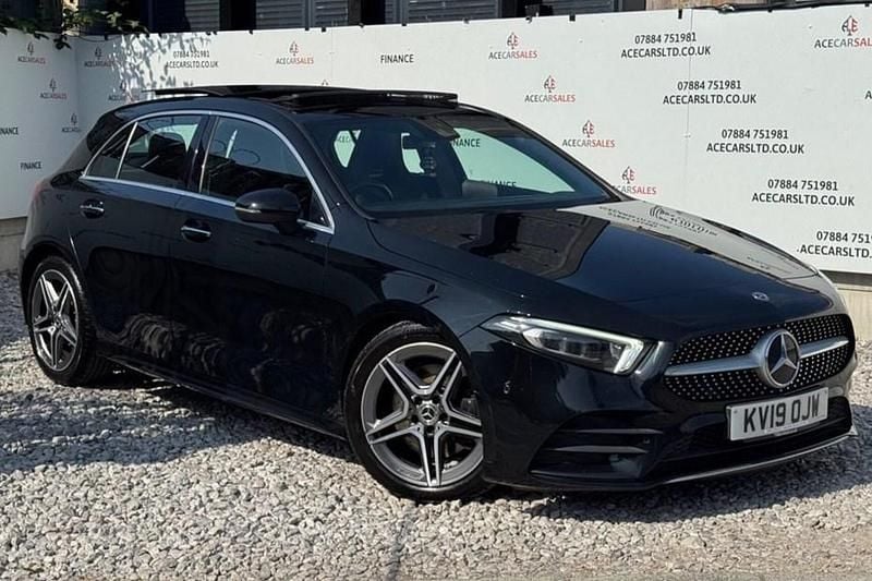 Black Used 2019 Mercedes A220 AMG Line Premium Plus Hatchback | £16,295 (Fair price) - Image 1/1