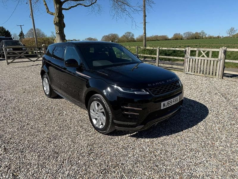 Black Used 2019 Land Rover Range Rover evoque R-Dynamic SUV | £10,829 (Good price) - Image 1/4