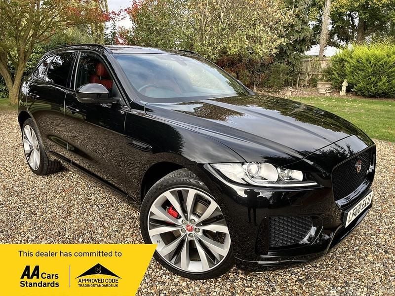 Black Used 2018 Jaguar F-Pace S SUV | £19,995 (Fair price) - Image 1/4