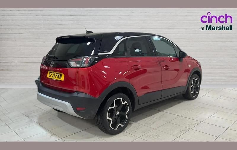Used Vauxhall Crossland Elite 130 HP (95 kW) 2021 Red SUV