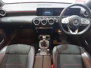 Used Mercedes A200 AMG line 163 HP (119 kW) 2019 Red Hatchback