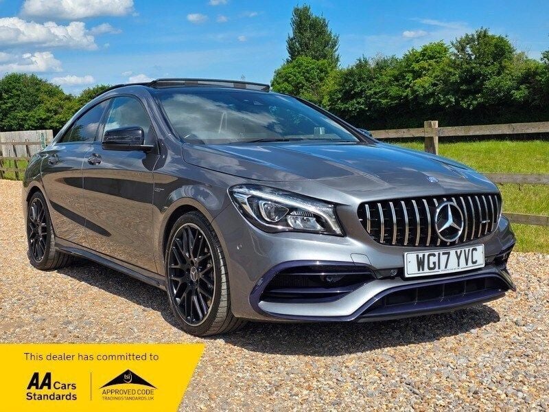 Grey Used 2017 Mercedes CLA45 AMG AMG Sedan | £19,999 (Fair price) - Image 1/4