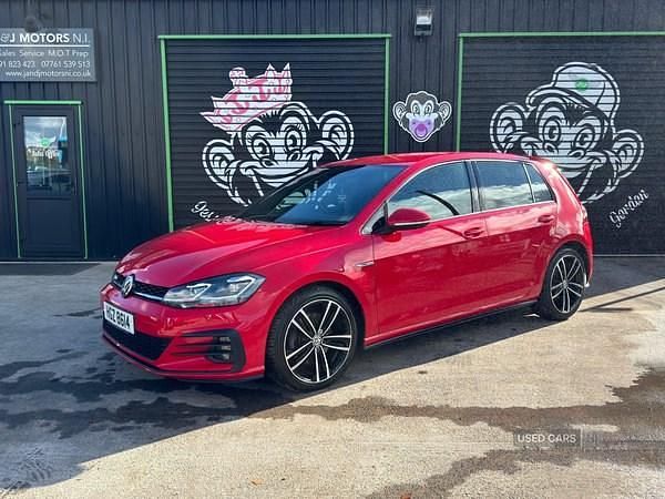 Red Used 2017 VW Golf VII GTD Hatchback | £13,850 (Fair price) - Image 1/4