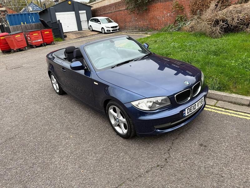 Blue Used 2010 BMW 118 Cabriolet Sport Line Cabriolet | £2,995 (Fair price) - Image 1/4