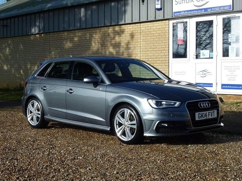 Used Audi A3 Sportback S-Line 122 HP (89 kW) 2014 Grey Hatchback