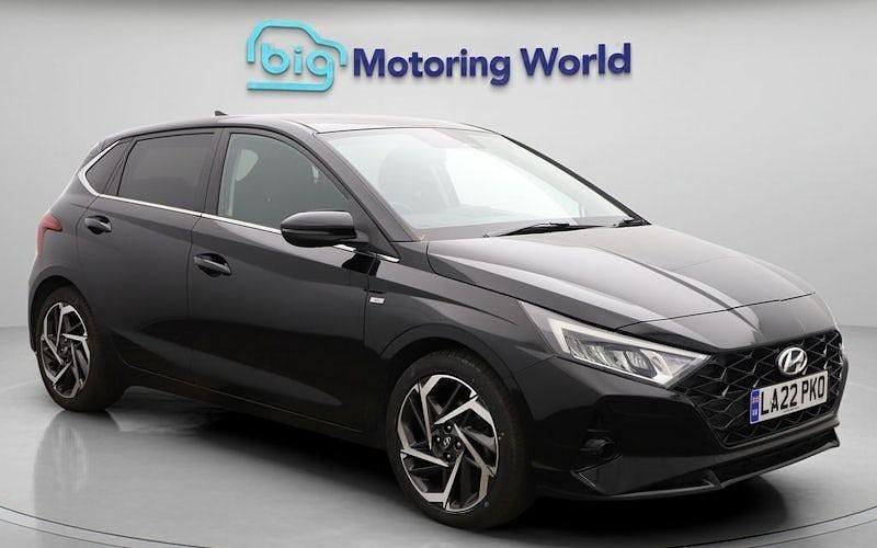 Black Used 2022 Hyundai i20 Premium Hatchback | £13,000 (Fair price) - Image 1/4
