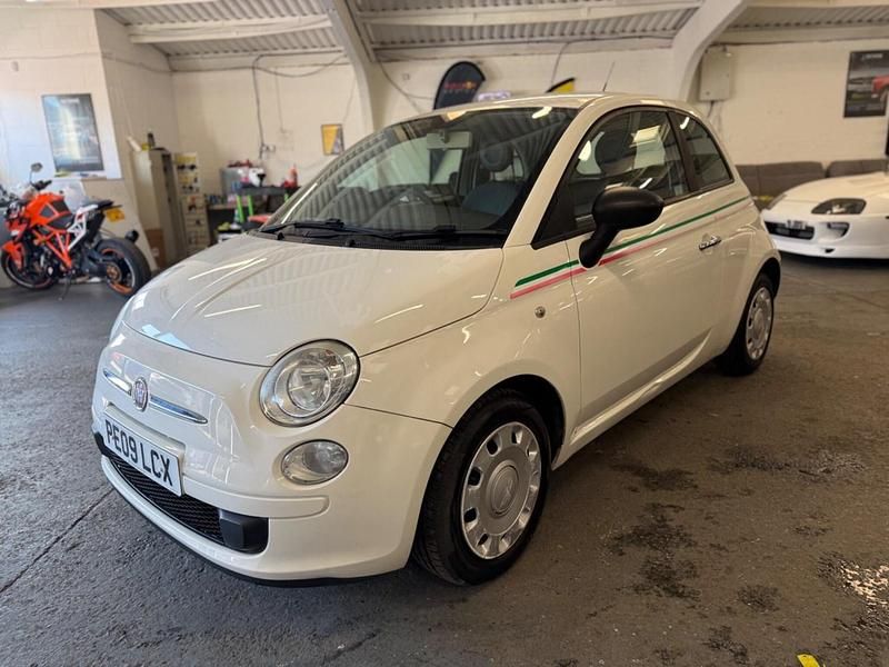 Used Fiat 500 Pop 69 HP (50 kW) 2009 White Cabriolet