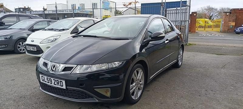 Used Honda Civic EX 2010 Black Hatchback