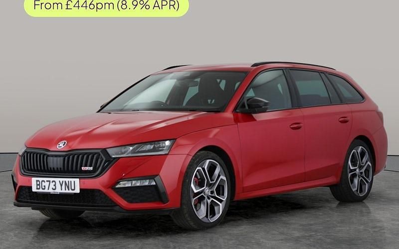 Used Skoda Octavia vRS 245 HP (180 kW) 2023 Red Estate