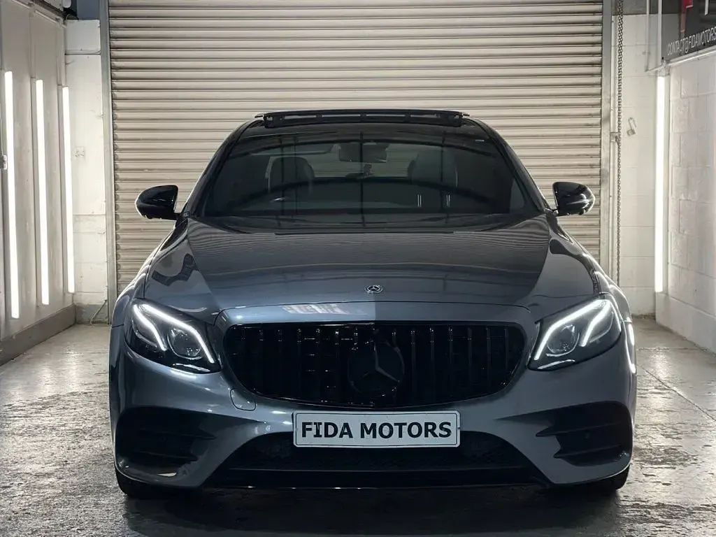 Used Mercedes E220 AMG line 2019 Grey Sedan
