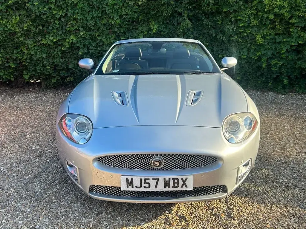 Used Jaguar XKR Supercharged 420 HP (308 kW) 2007 Silver Cabriolet