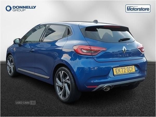 Used Renault Clio V RS Line 90 HP (66 kW) 2023 Blue Hatchback