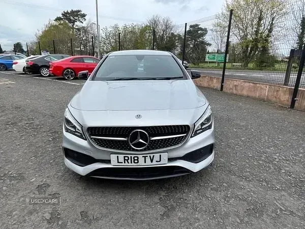 Used Mercedes CLA220 AMG line 177 HP (130 kW) 2018 Silver Sedan