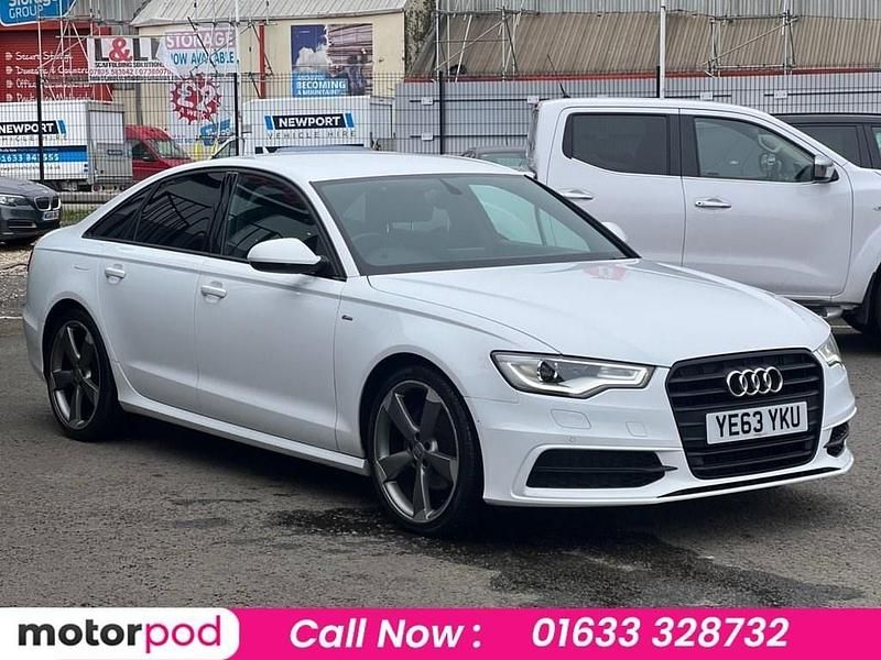 Used Audi A6 Black Edition 177 HP (130 kW) 2013 White Sedan