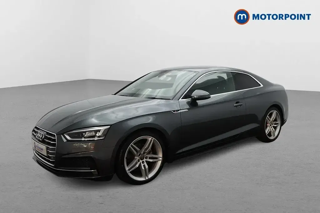 Used Audi A5 S-Line 150 HP (110 kW) 2019 Grey Coupe