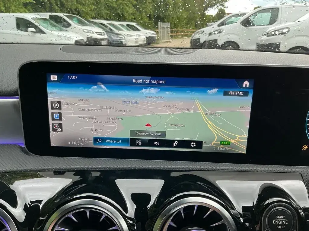 Used Mercedes A200 AMG line 163 HP (119 kW) 2019 Black Hatchback
