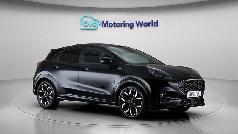 Black Used 2021 Ford Puma Gen-E ST-Line X Hatchback | £14,800 (Fair price) - Image 1/4