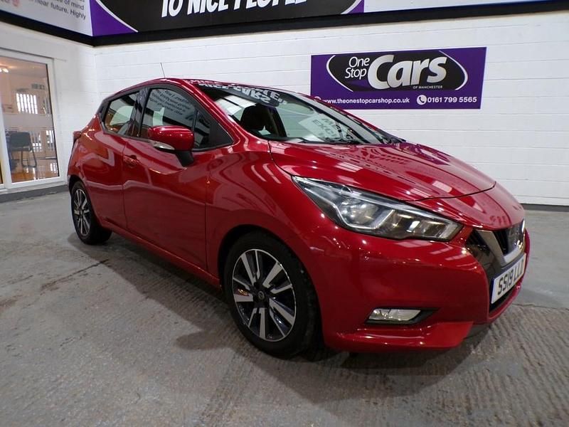 Red Used 2019 Nissan Micra Acenta Hatchback | £7,740 (Good price) - Image 1/4