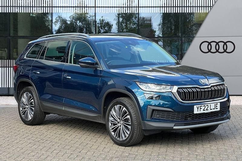 Blue Used 2022 Skoda Kodiaq SE L Executive SUV | £25,999 (Fair price) - Image 1/4