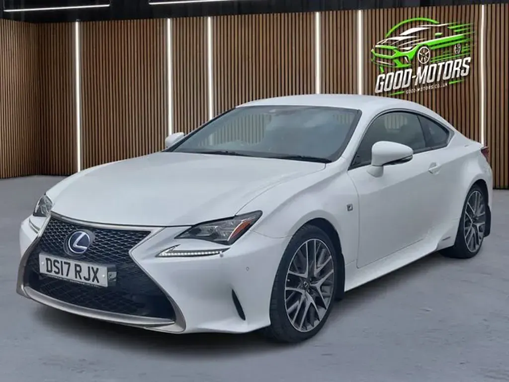 Used Lexus RC300h Sport Line 2017 White Coupe