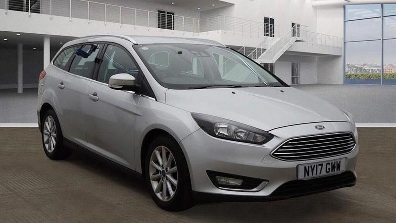 Silver Used 2017 Ford Focus Titanium Estate | £8,495 (Good price) - Image 1/2