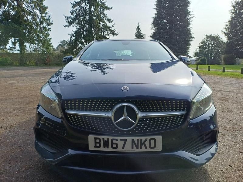 Used Mercedes A180 AMG line 2018 Blue Hatchback