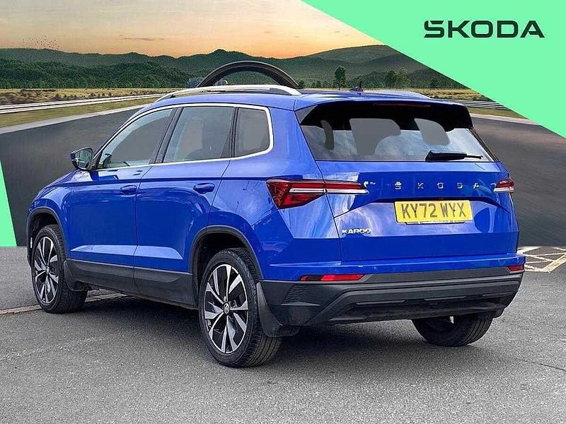 Used Skoda Karoq SE L 110 HP (80 kW) 2023 Energy blue SUV