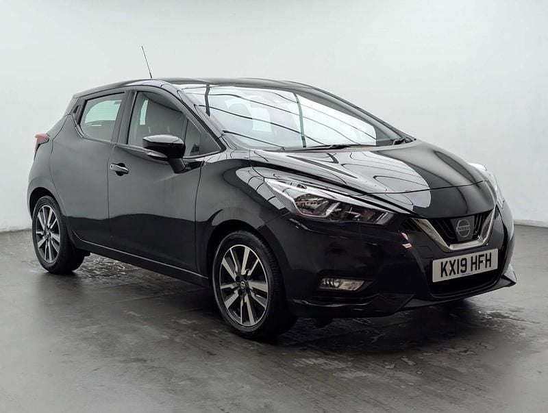 Used Nissan Micra Acenta 71 HP (52 kW) 2019 Black Hatchback