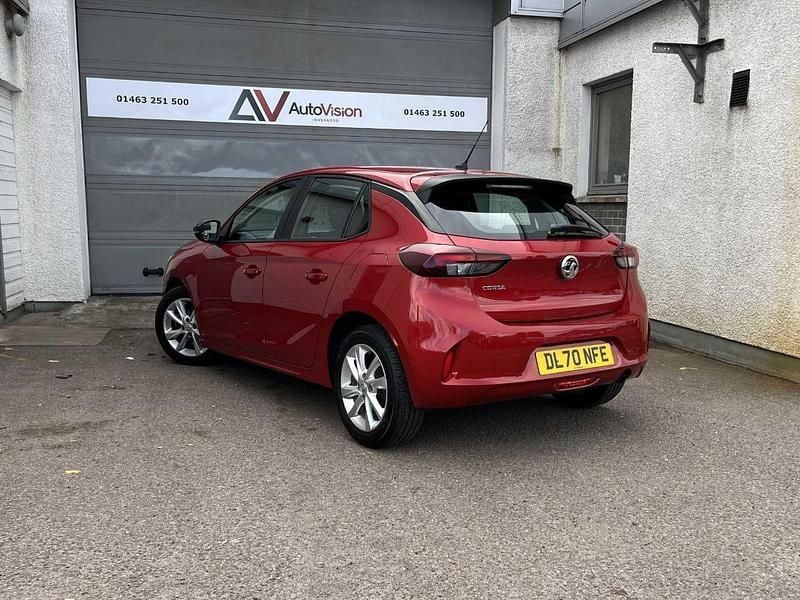 Used Vauxhall Corsa 74 HP (54 kW) 2020 Red Hatchback