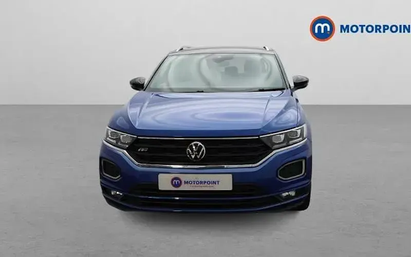 Used VW T-Roc R-line 150 HP (110 kW) 2021 Blue SUV