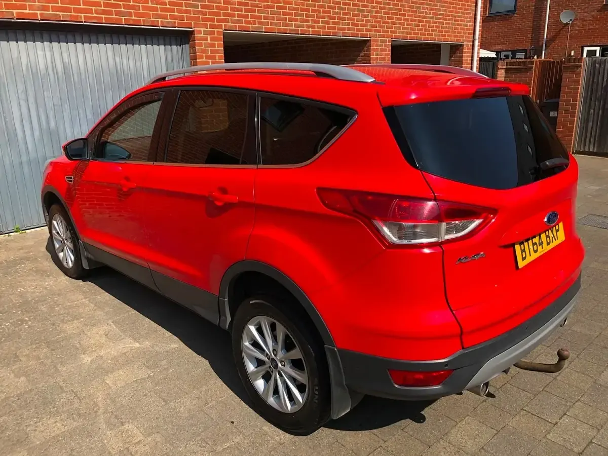 Used Ford Kuga Titanium 150 HP (110 kW) 2014 Red SUV