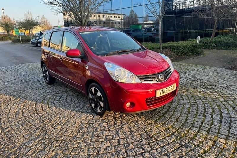 Used Nissan Note N-TEC 88 HP (64 kW) 2013 Red Hatchback