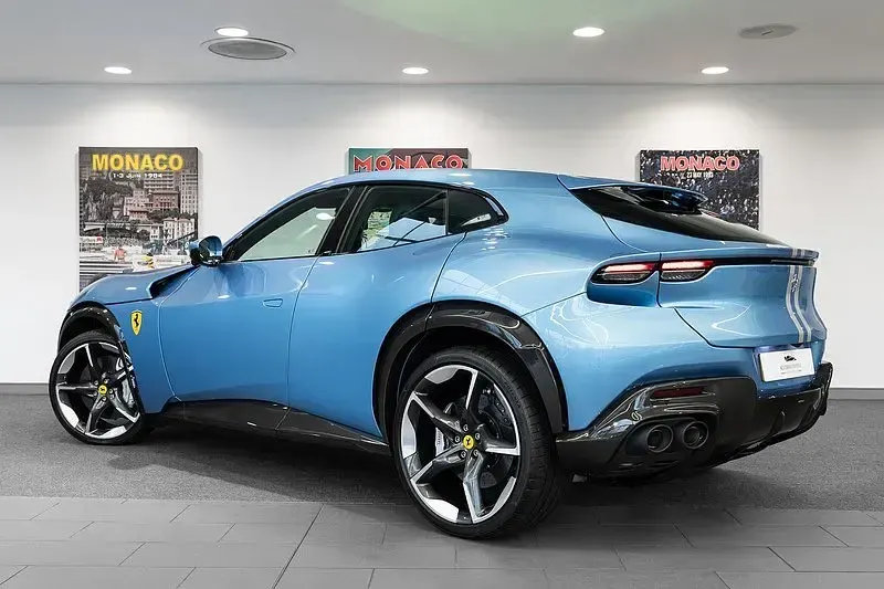New Ferrari Purosangue 2025 Blue SUV