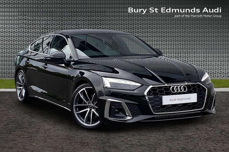 Black Used 2024 Audi A5 Sportback S-Line Hatchback | £30,431 (Fair price) - Image 1/4