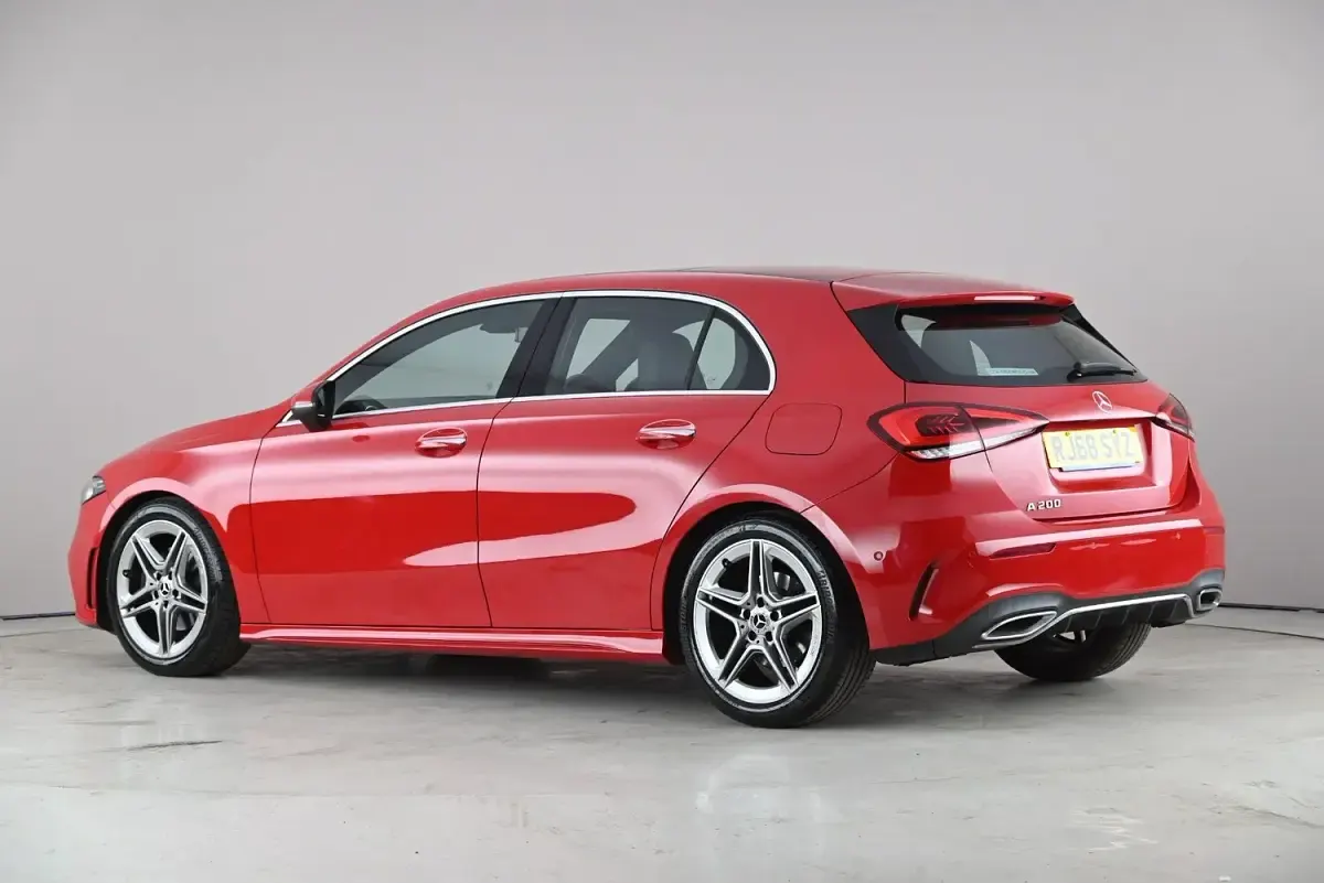 Used Mercedes A200 AMG Line Premium Plus 2018 Red Hatchback